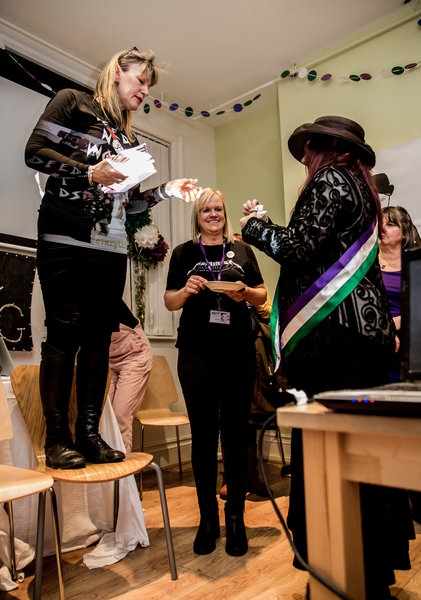 Pankhurst Centre Centenary Launch Party. Photo Elspeth Moore