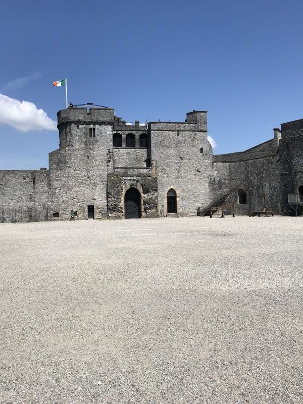 Limerick Castle overlooks the River Shannon.