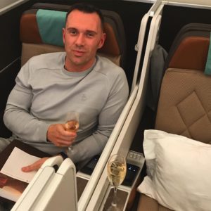 Oman Air Business Class review - Dreamliner Seating