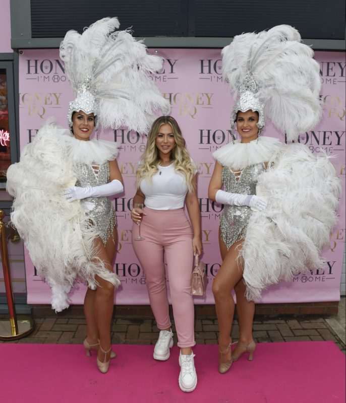 'Honey, I'm Home!' Celebs turn out for sensational sofa showroom launch