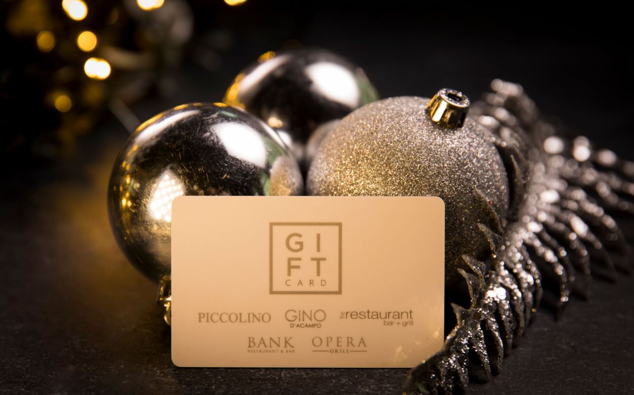 Gift Cards at Individual Restaurants are available