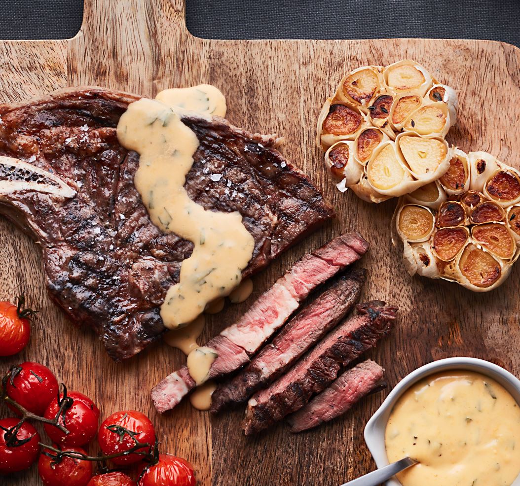 The perfect steaks and sides onboard Azura. P&O Cruises.